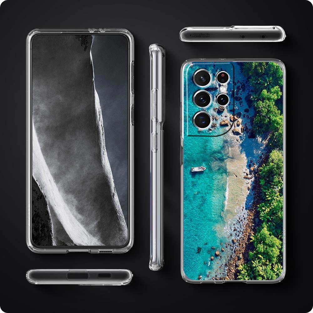 Морская синь Пляж Небо Прозрачный Силиконовый Чехол Для Телефона Для Samsung Galaxy S23 S22 5G S20 Ultra S21 FE 5G S10E S9 S8 S10 Plus Мягкая Крышка