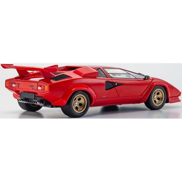 Kyosho Lamborghini Countach LP5000 Quattrovalvole Масштаб 1/18 Красные/Золотые Диски KS08320RBKG