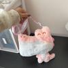 Сумка-игрушка крокодил из мягкого короткого плюша для детей и подростков
