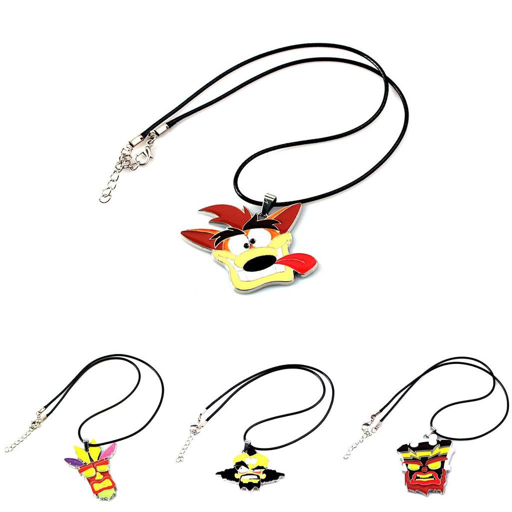 Фигурка Крэша Бандикута премиум-качества, маска Аку, брелок-подвеска доктора Нео Кортекса