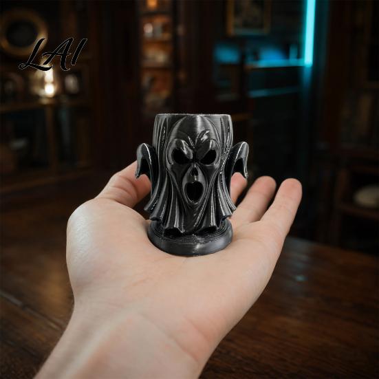 Ghost Shaped Egg Holder 3D Printed Holder Multi-Functional Tray Ornaments for Storage And Halloween Party Decoration Desktop Decoration Horror Theme
