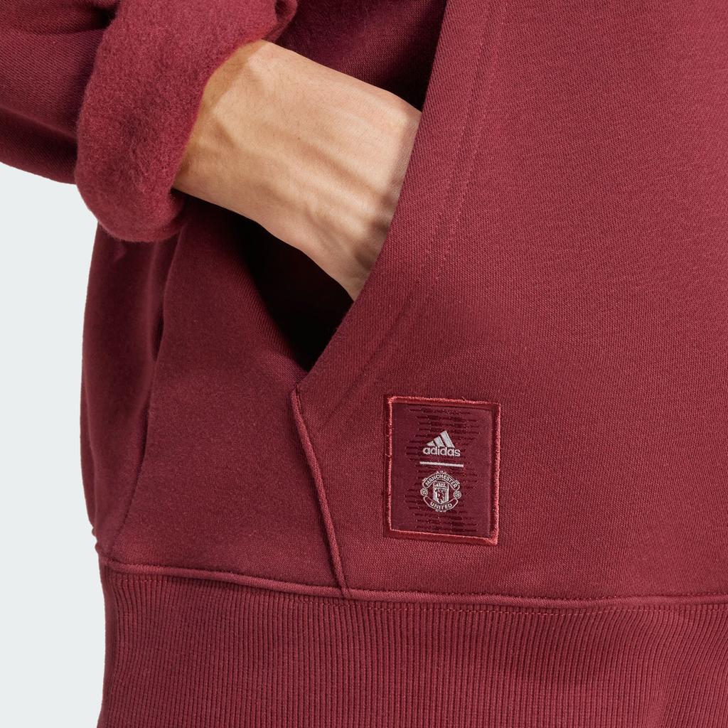 Adidas Сезонная толстовка с капюшоном Shadow Red для мужчин в уличном стиле IT4174