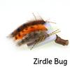 3 шт. Zirdle Bug Стример для нахлыста Нимфа Зонкер Гибрид Girdle Bug Мех кролика Резиновые ножки для форели Рака Каменной мухи Мертвый снос