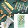 Vintage Art Bookmarks Oil Painting Themed Bookmarks Hollow Out Metal Bookmarks Book Page Divider for Book Lover Teacher
