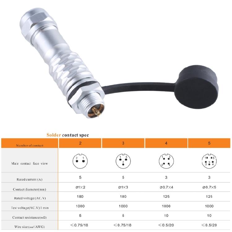 SF10 Metal Connector Set Industrial SF10 Male And Female Connector Plug And Socket For Digital Wiring Needs