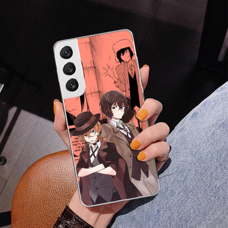 Bungo Stray Dogs Manga Phone Case For Samsung Galaxy S24 S25 Edge S26 Ultra S23 S22 S21 Plus S20 FE + Personalized Print Cover G