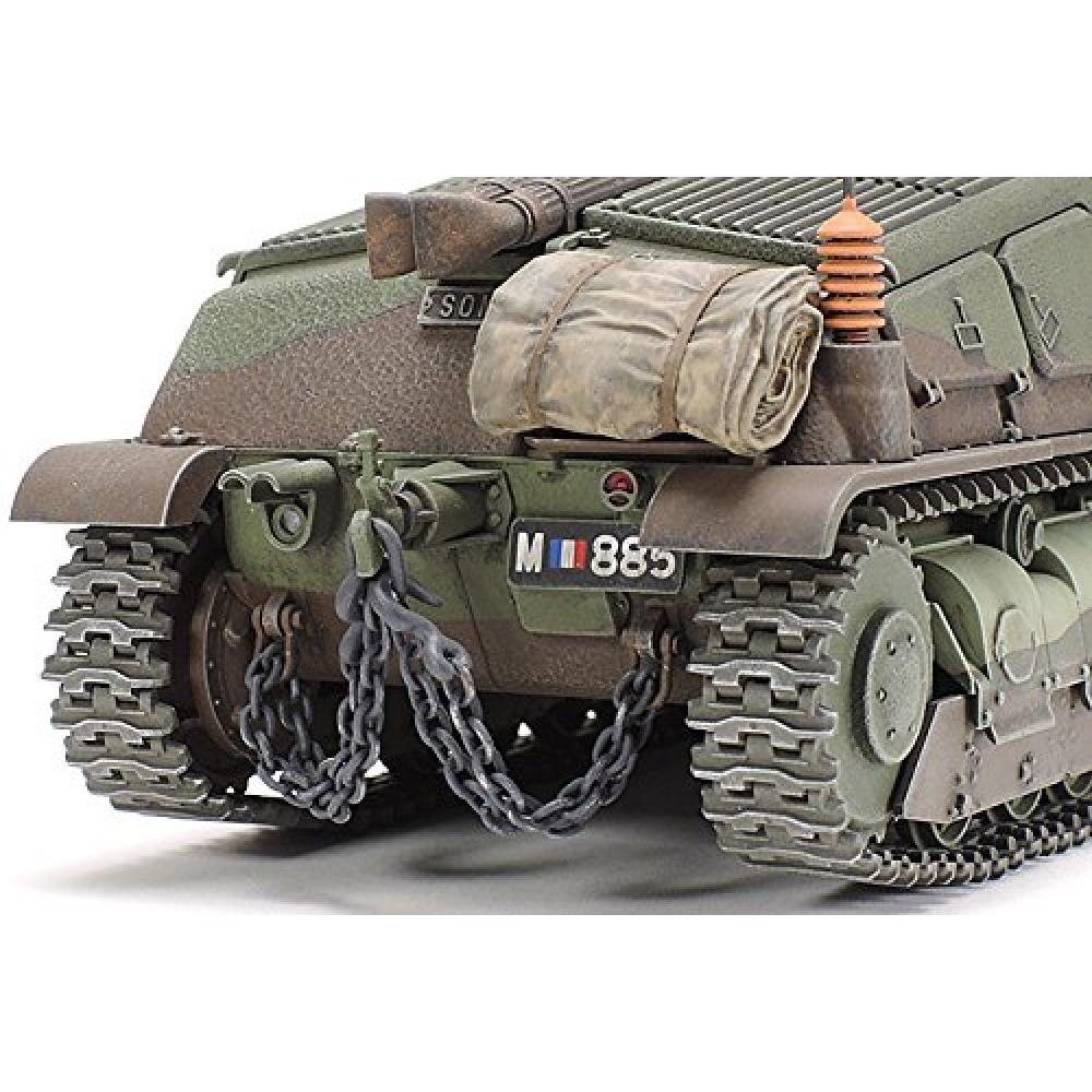 Tamiya 135 Военная миниатюра Серия №344 Французский армейский средний танк SOMUA S35 Пластиковая модель 35344