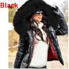 Autumn and Winter Fashion Women's Short Coat Cotton Jacket Large Size Hooded Jacket Warm Cotton Women's Fur Collar Hoodie Parka Coat