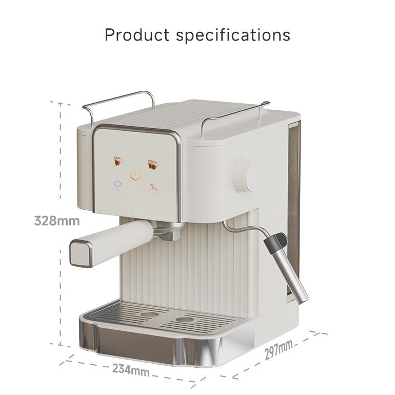 Semi-Automatic Italian Coffee Machine20BarHigh-Pressure Steam Pump Pressure Office Home
