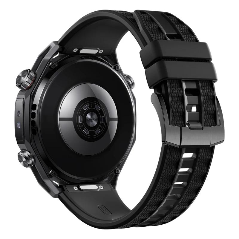 Двухцветный силиконовый ремешок 22 мм для Garmin Venu 4 45 мм/Forerunner 570 47 мм, Дышащий, Мягкий, Водонепроницаемый, Сменный браслет