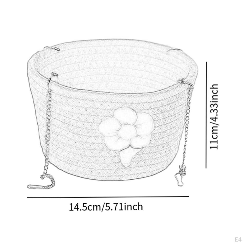 Аксессуар для клетки для мелких животных, Кровать для крысы с прочными цепочками, Подвесное гнездо для улицы и дома