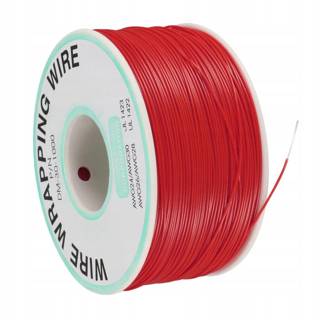 Kynar wire type AWG 0.25mm red 200m