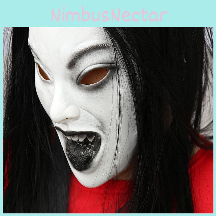 Ghost Face Mask Latex Adult Size For Escape Room And Halloween Games