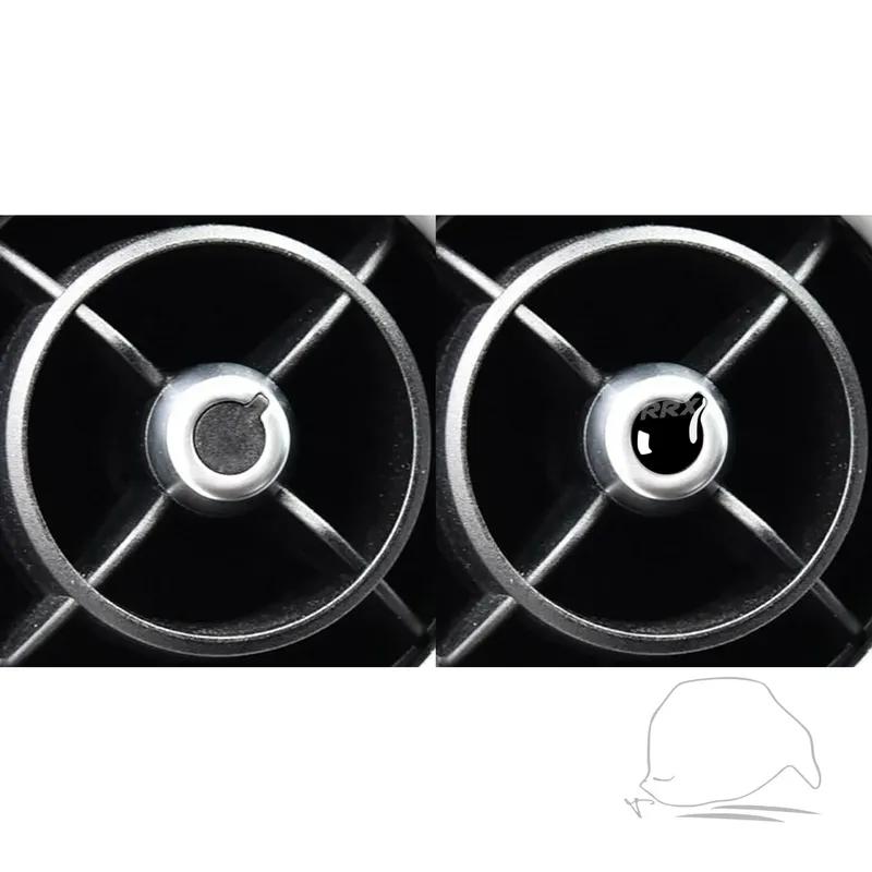 For Alfa Romeo Giulia 2017 2018 Car Accessories Piano Black Interior Air Outlet Cover Trim Sticker Modification