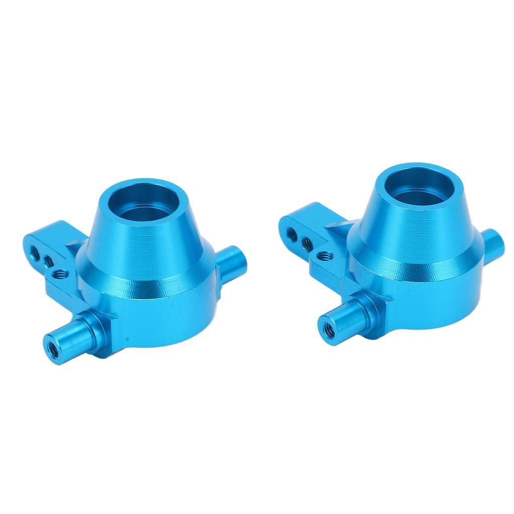 2 шт. Передняя поворотная цапфа, обработка на станке с ЧПУ, съемная, из алюминиевого сплава, поворотная цапфа для радиоуправляемой машины