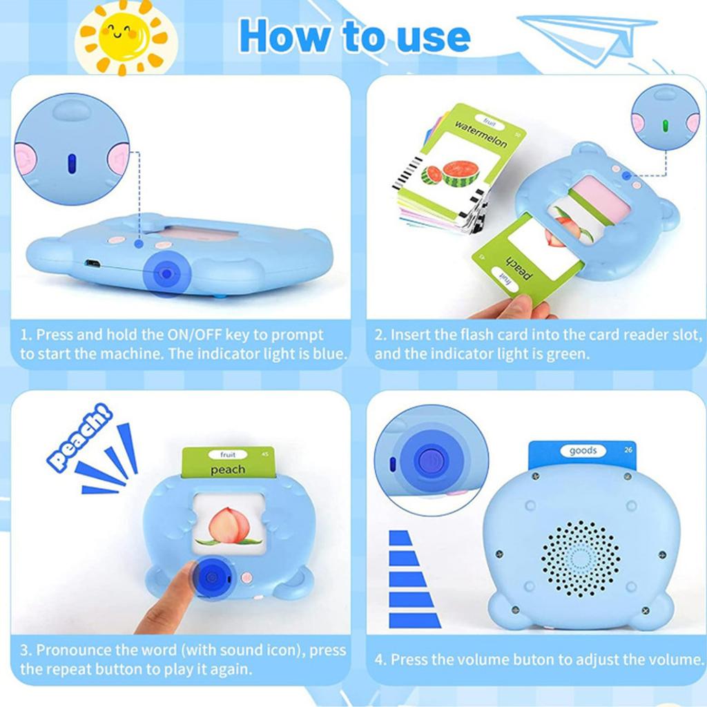 Говорящие карточки для малышей 1 2 3 4 лет, Игрушки для изучения языка, Карманные речевые игрушки, Игрушки, Игрушки с 224 словами, Детские S