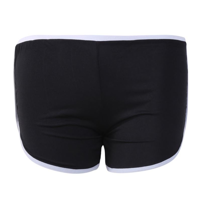 Summer Sexy Solid Color Low Waist Sports Running Hip Shorts