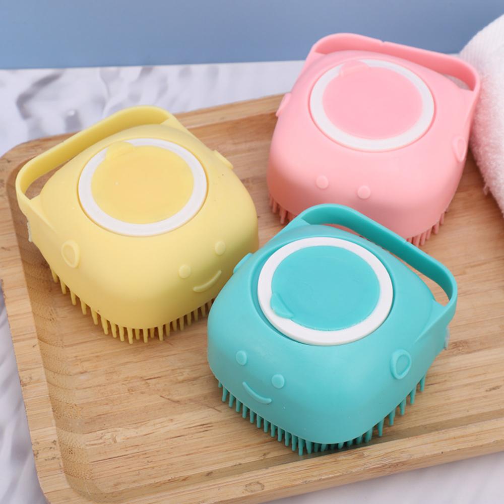 Pet Cleaning Supplies Bath Brush Cat Dog Bath Brush Silicone Bath Massage Brush