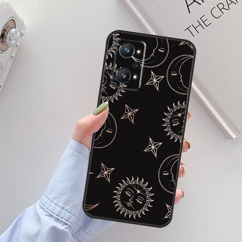 Полумесяц Солнце Для Realme C61 C75 C55 C51 C21Y C25S C67 C53 13 12 10 11 14 Pro Plus GT 6T 6 5 GT7 Pro Чехол