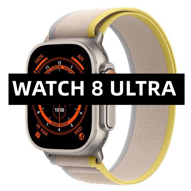 Watch 8 Ultra Smart Watch Men Gps NFC Series8 Smartwatch Водонепроницаемые спортивные часы с беспроводной зарядкой для Apple Watch