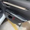 Для Honda CR-V CRV 2024 2025 Панель накладка декоративная на подлокотник двери салона из углеродного волокна Аксессуары Наклейка Стайлинг автомобиля