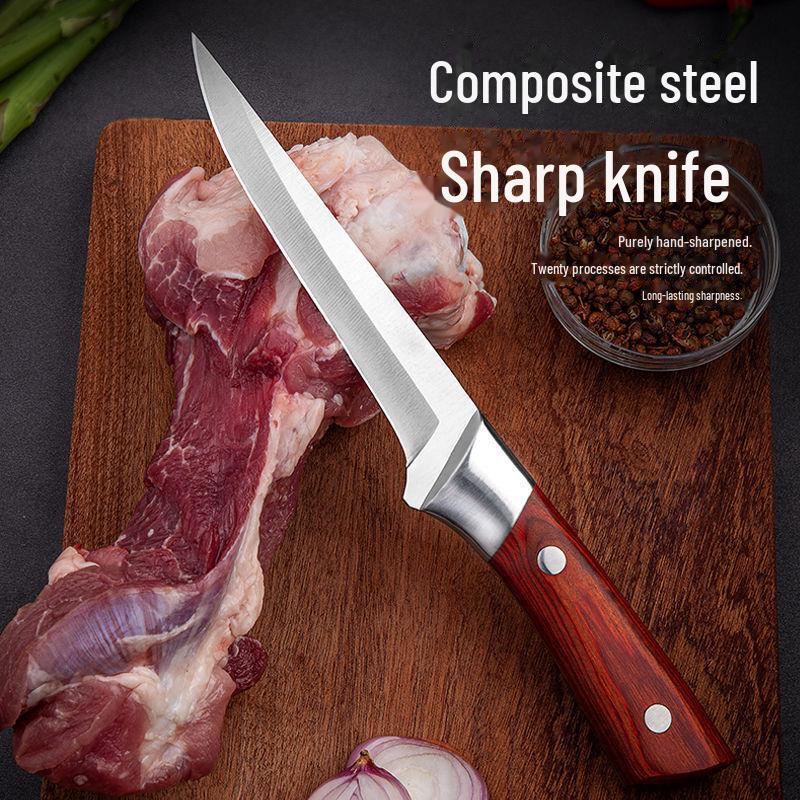 1 шт. Многоцелевой нож для обвалки и мясника из нержавеющей стали - Острый инструмент для разделки мяса и костей для поваров
