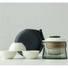 1 Bowl 3 Cup Zen Teapot And Tea Cup Set Kit Household Tea Making Travel Set Outdoor Portable Bag Chinese Tea Set Supplies