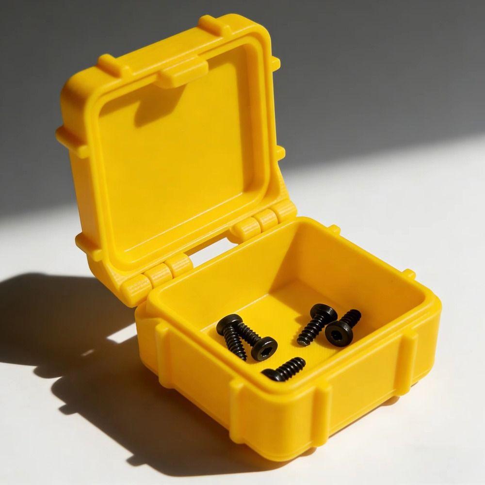 1Pcs PET Material Small Hardware Storage Box for Screws Nuts Electronic Components