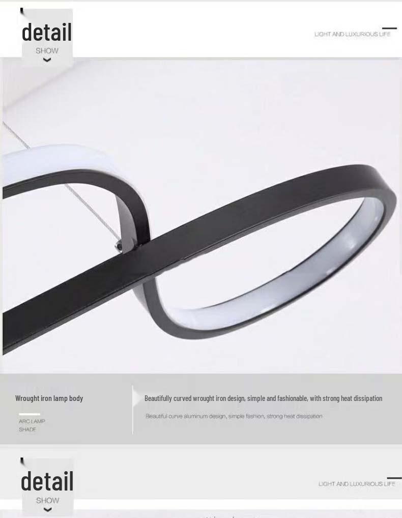 Постмодернистские светодиодные подвесные светильники для столовой или спальни