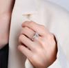 Spinning Zircon Dragonfly Open Ring Personalized Fashion Jewelry For Women Adjustable Finger Band