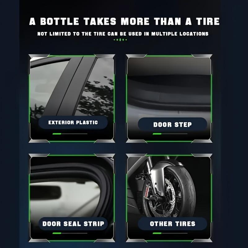 Воск для ухода за шинами, средства для ремонта пластика и резины для всех моделей автомобилей, водостойкий крем для ухода и очистки для внешнего блеска