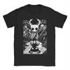 Футболка Hollow Knight Silksong, инди-игры, приключенческий принт, 100% хлопок, необычная футболка с коротким рукавом и круглым вырезом, большие размеры.