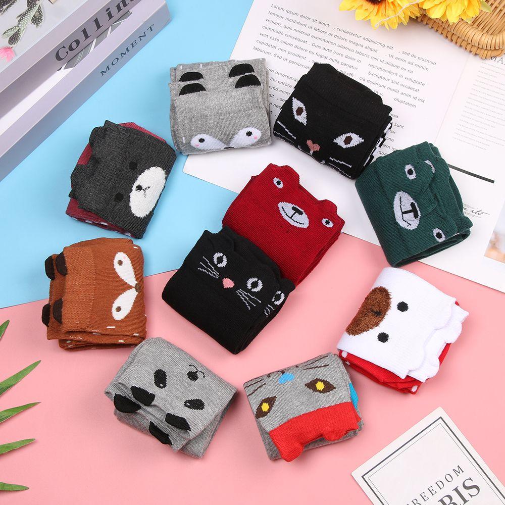 3-12 Years Old Warm Cotton Kids Dance Socks Leg Warmers Long Tube Children's Knee Socks