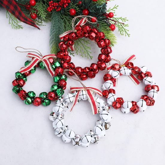 Колокольчики Венок Украшения Маленькие 8 Дюймов Рождественские Четкий Звук Колокольчики