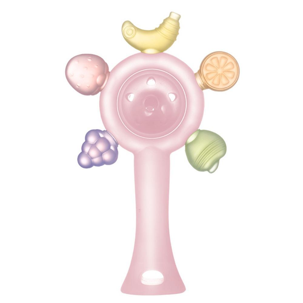 Safe Silicone Teether Candy Color Sensory Toys Cute Teething Ring Nursing
