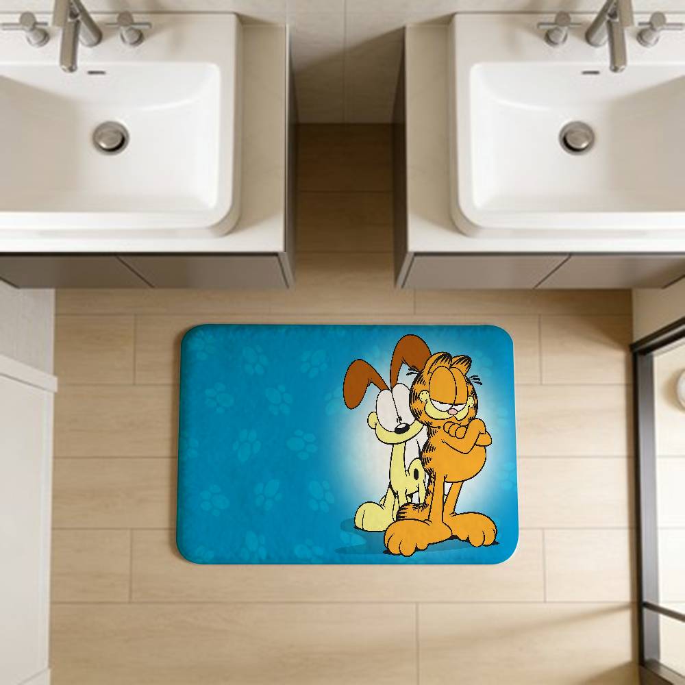Fashion G-Garfields Entrance Door Mat Nordic Style Home Doormat Bathroom-Toilet Mats Bedroom Hotel Decor Mat