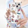 Ins Mirror Good Car Flower Girl Rabbit Dog Cartoon Bracelet Cute Phone Case For Iphone 11 12 13 14 Pro Max 7 8 Plus Xsmax X Xr
