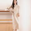 Women's Cashmere Dress 30% Cashmere 70% Wool Autumn and Winter Cashmere Skirt Soft and Warm
