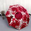 1pc Pomegranate Pattern Automatic Folding Umbrella - Portable Collapsible, 8-Rib Durable Frame, Perfect for Outdoor Use,  yy251218088