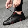 Fashion Men Genuine Leather Shoes Men Flats Fashion Men's Casual Shoes Outdoor Summer Hole Brand Man Soft Comfortable Lace Up Shoes L5