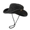 Vintage-Inspired Bucket Hat with Embroidered Lettering - Lightweight, Sun-Protective Fisherman Cap for Women & Men