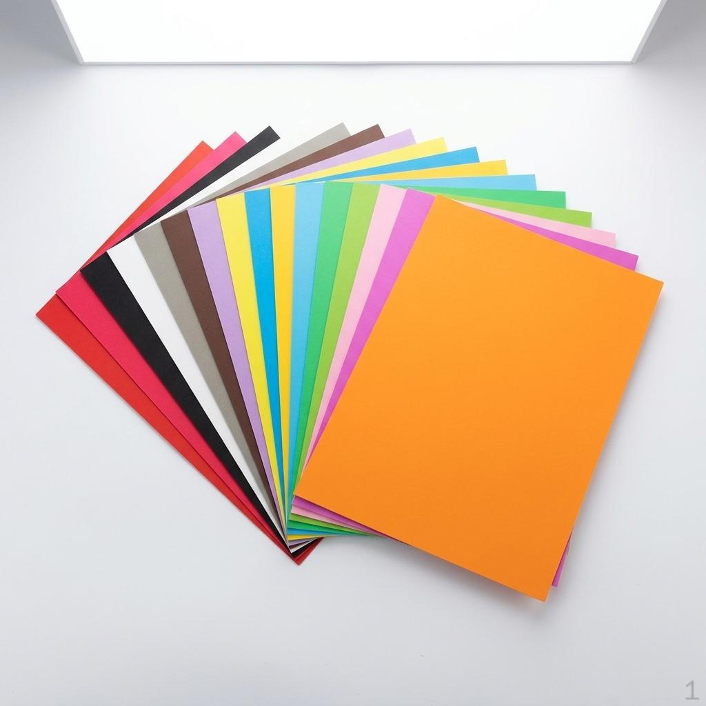 180g Thickened 4K Colored Mixed Hard Cardboard Large Sheets for Kids DIY Handicraft Origami Art