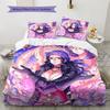 Boa Hancock Pattern Bedding Quilt Set Quilt Cover Pillowcase Home Birthday Gift(1 * duvet cover + 2 * pillowcase, without core)