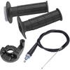 Throttle Twist Grip Set With 7/8" Handlebar Throttle Cable 39-Inch Replacement For Kawasaki KX 60 65 80 85 100 125 250 KLX110