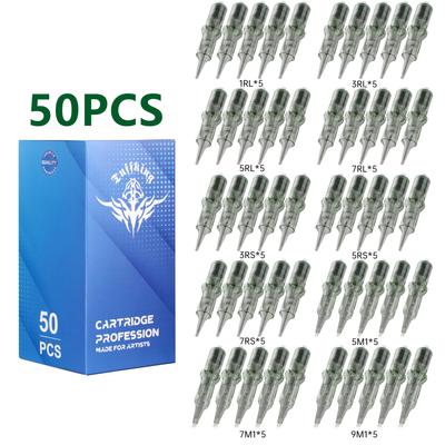 Интегрированная игла для татуировки Одноразовая игла для татуировки Зеленая нефритовая игла для татуировки Игла для вышивки волос Оборудование для татуировки