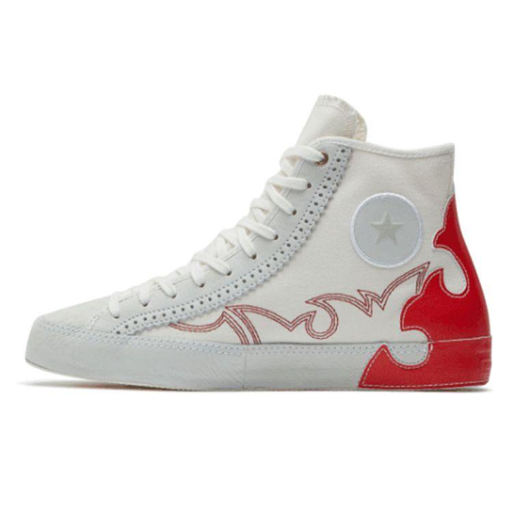 Converse Кеды Chuck Taylor All Star Sasha с волнистым узором, высокие, из парусины, женские, красные, белые 565003C