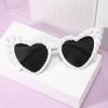 UV400 Protection Cat Eye Eyewear Heart-shaped Design Beach Party Sun Glasses  Outdoor Activities