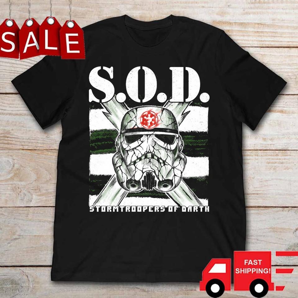 SOD Stormtroopers Of Death Music Shirt Black Unisex S-5XL E1584