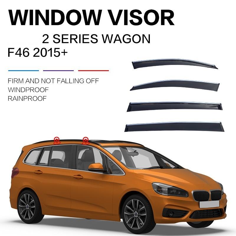 Для BMW 2 серии универсал козырек на окно F45 F46 аксессуары заднее окно крыша солнцезащитный козырек от дождя вентиляционный козырек спойлер крыло яркая полоса