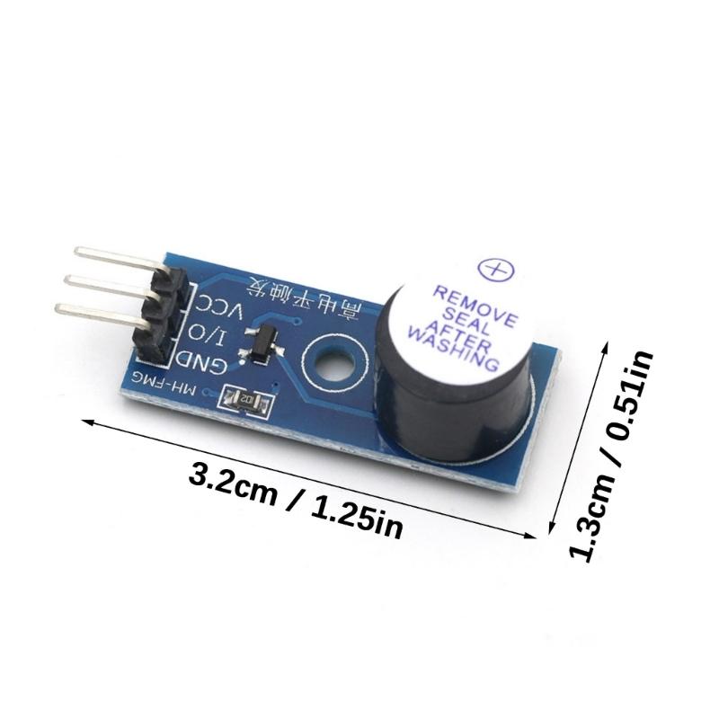 DC3.3-5V Passive Buzzer Alarm Module for Microcontroller Systems High Level Triggers Design 9012 Drive Stable PerformanceS